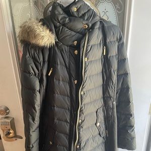 Michael Kors light weight down parka.